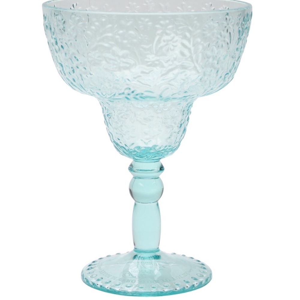 5 - Pioneer Woman Elegant Blue Goblet